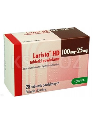 Lorista HD 100 mg. / 25 mg. 28 tablets